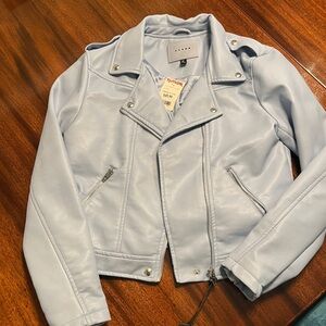 Blank Faux Leather Jacket